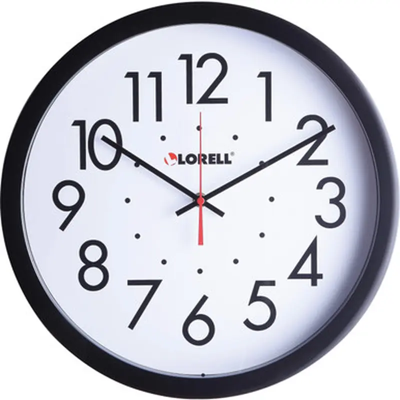 Lorell 61009 14-1/2&quot Self-Set Wall Clock