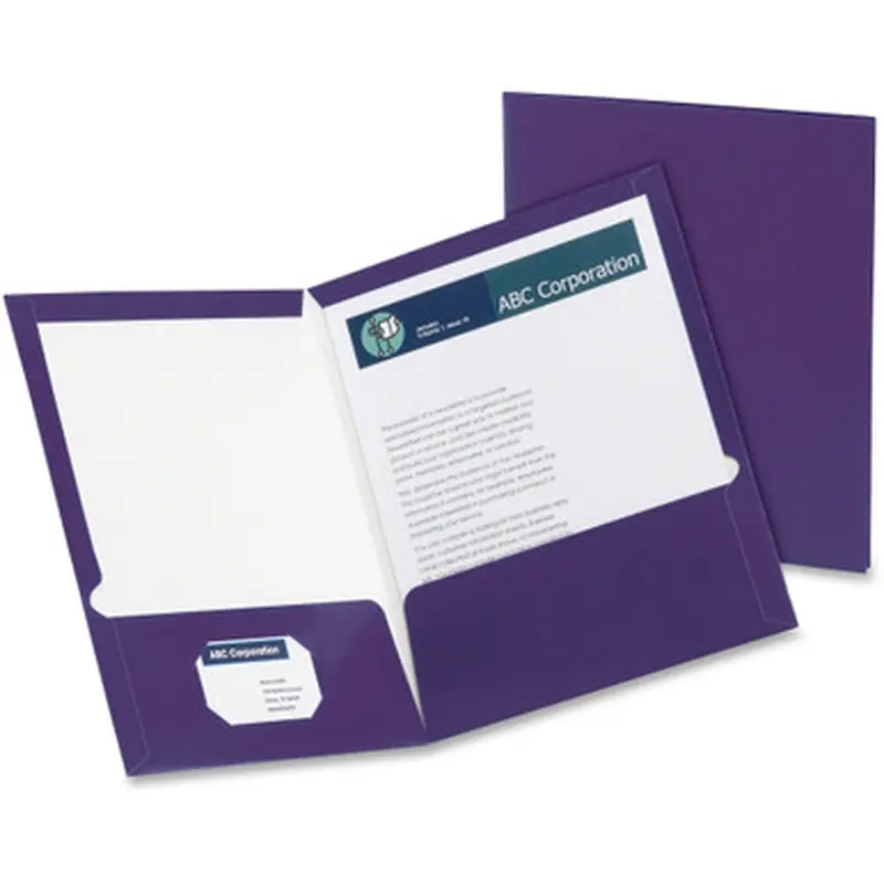 Oxford 5049526 Metallic Two Pocket Folders