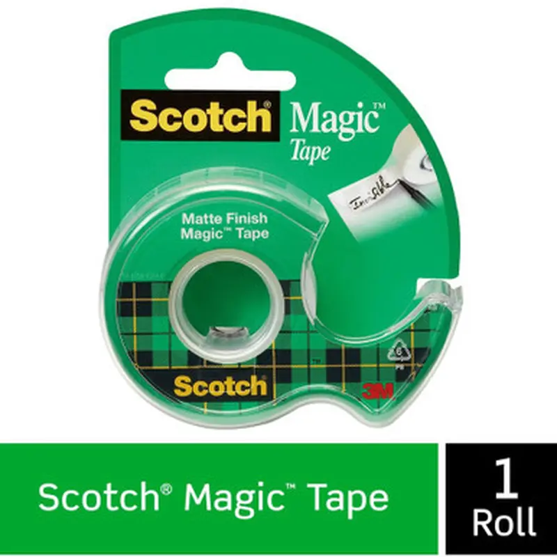 Scotch Magic Tape 105 with Dispenser, 3/4 x 300&quot