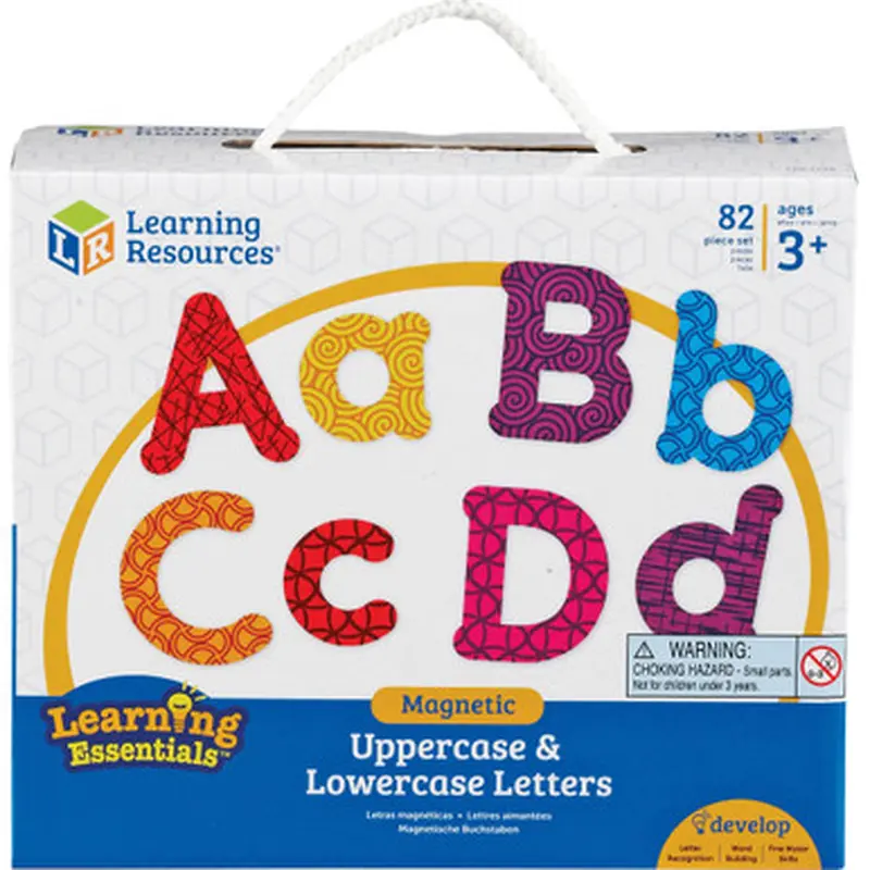 Learning Resources 7725 Upper/Lower Case Magnetic Letters