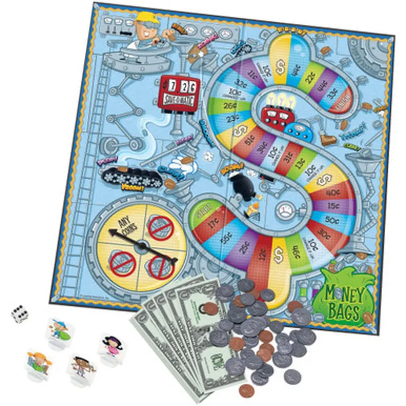 Learning Resources LER5057 Money Bags Coin Value Game