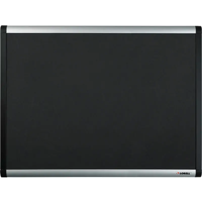 Lorell 75695 Black Mesh Fabric Covered Bulletin Boards