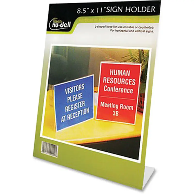 NuDell 35485Z One-piece Vertical Sign Holder
