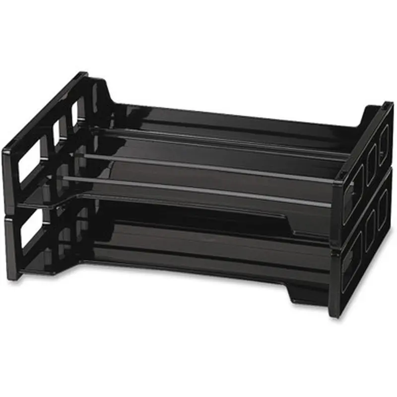 Officemate 21022 Side-Loading Stackable 2/PK Desk Trays
