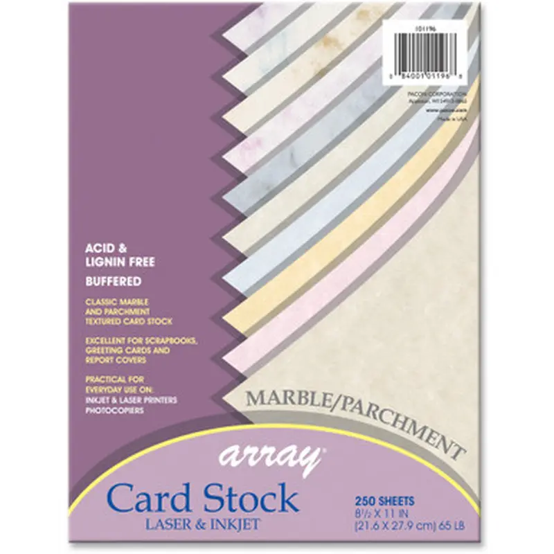 Pacon 101196 Marble/Parchment Cardstock