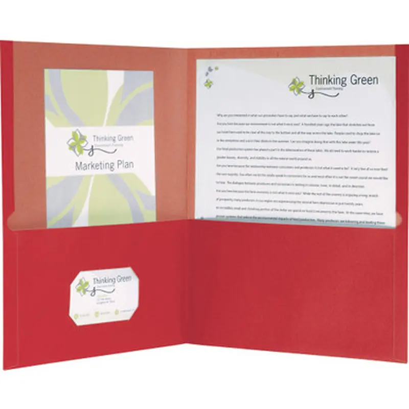 Oxford 78511 EarthWise Recycled Twin Pocket Folders