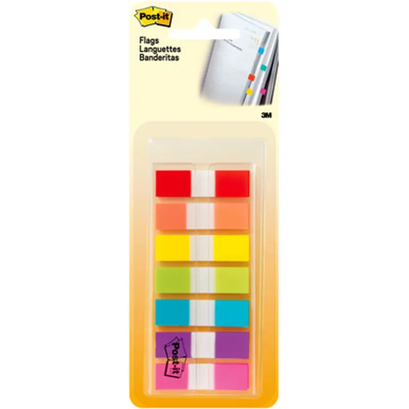 Post-it 6837CF Flags in On-the-Go Dispenser