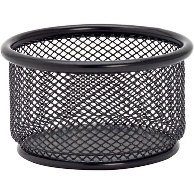 Lorell 84150 Black Mesh/Wire Paper Clip Holder