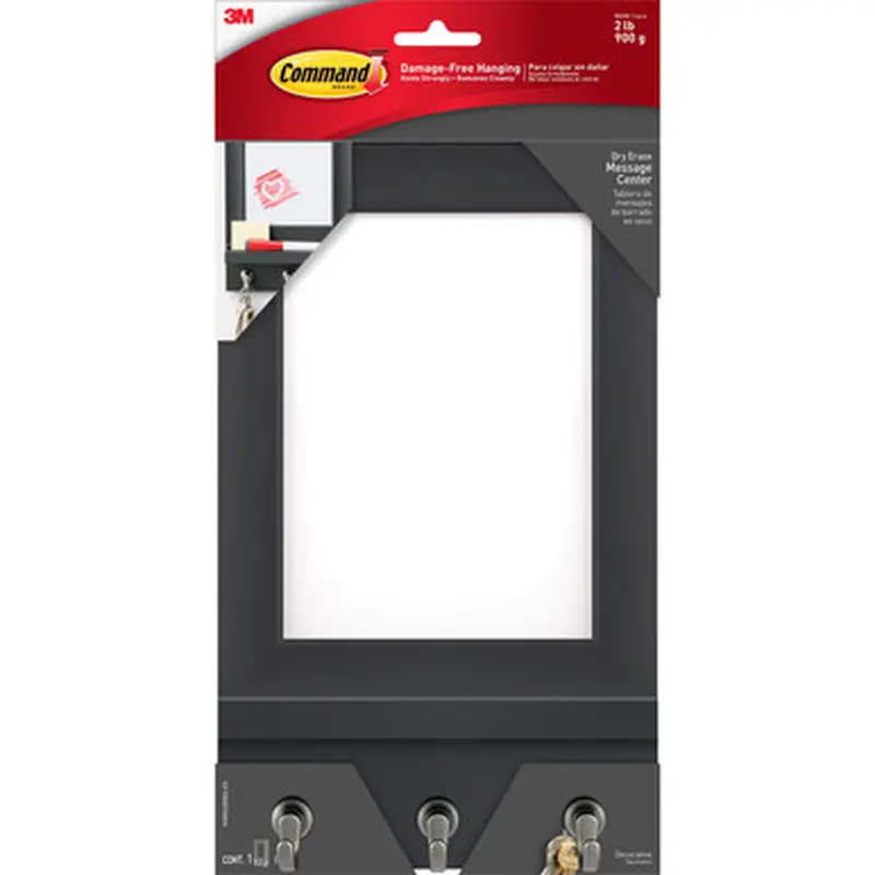 Command HOM24DEBSES Dry-Erase Message Center