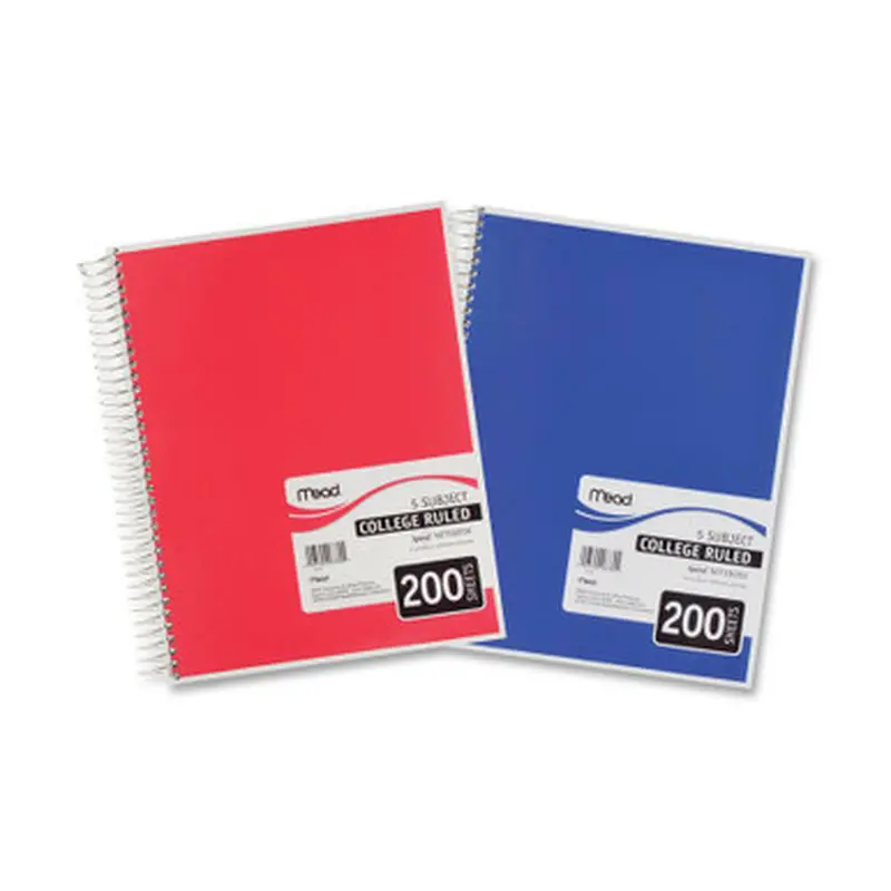 Mead 06780 5-Subject Wire-bound Notebook - Letter-size