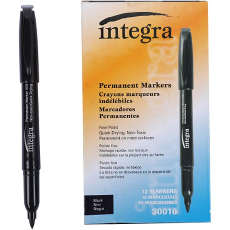 Integra 30016 Permanent Fine Point Markers