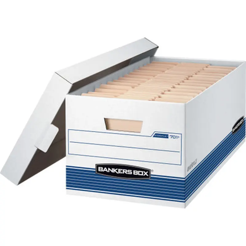 Bankers Box 0070104 Stor/File Lift-Off Lid Medium-duty Letter Storage Box