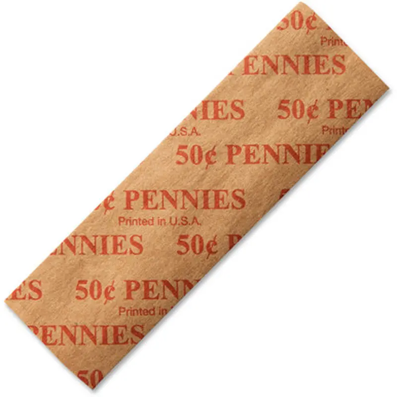 ICONEX 94190051 Color-coded Flat Coin Wrappers