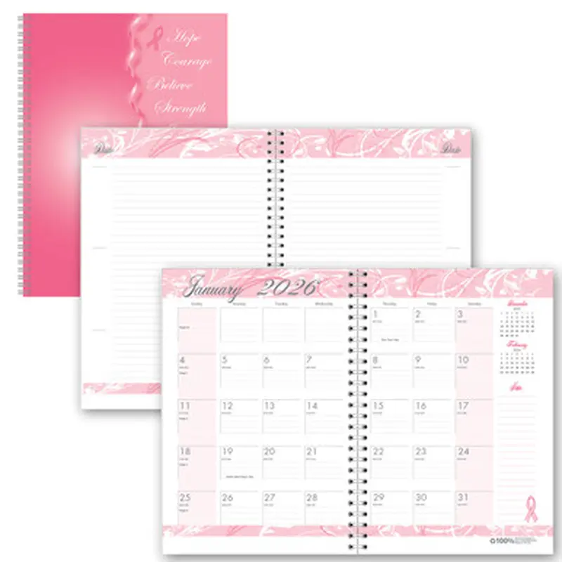 2026 5226 HOD5226 House of Doolittle Breast Cancer Awareness Monthly Journal
