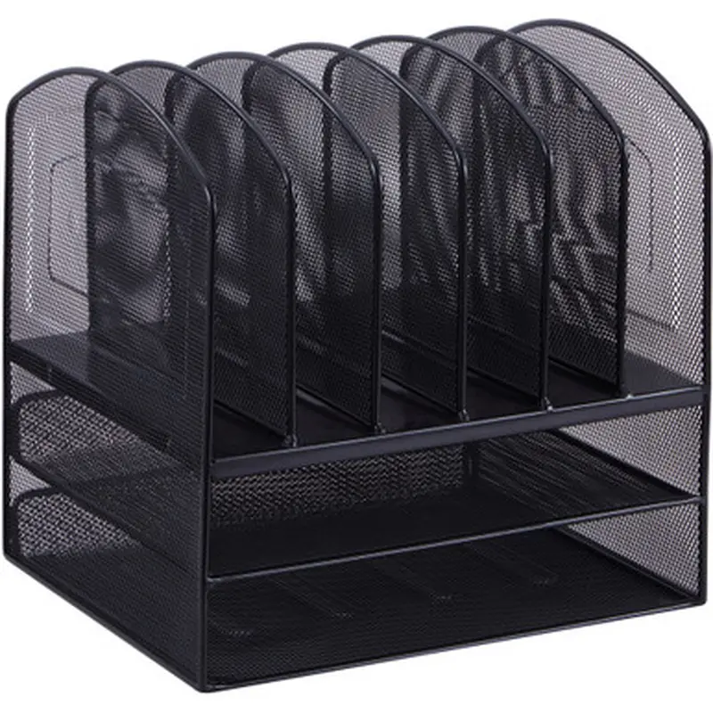 Lorell 37523 Steel Mesh Desk Organizer