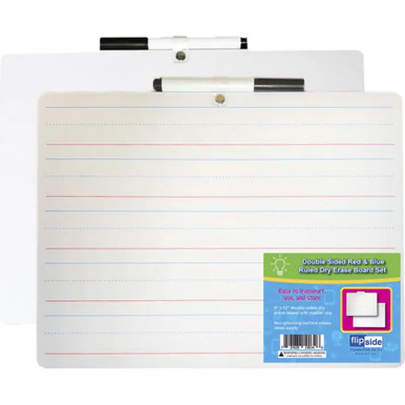 Flipside 19134 2-sided Dry Erase Board Sets