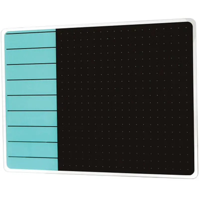 Floortex FCVGM1723TP Viztex Dry-erase Magnetic Glass Whiteboard - Teal