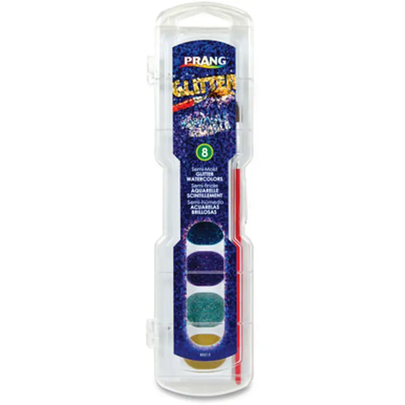 Prang 80515 Glitter Watercolors Set