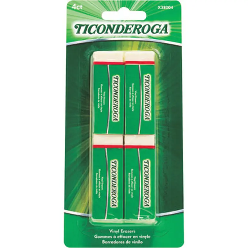 Ticonderoga X38004 White Erasers