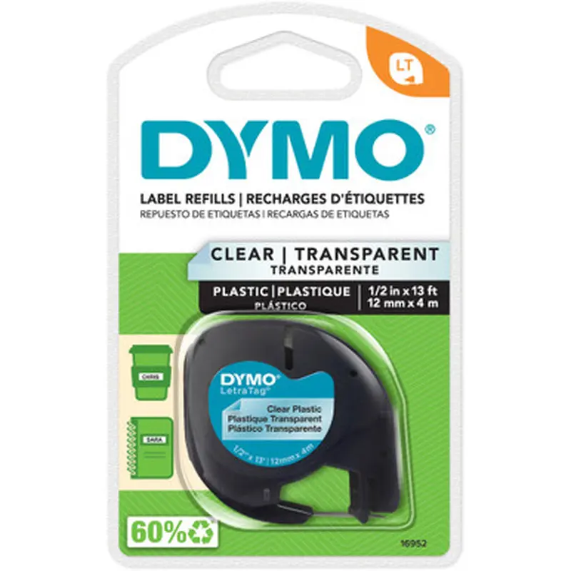 Dymo 16952 Letra Tag Labelmaker Tapes