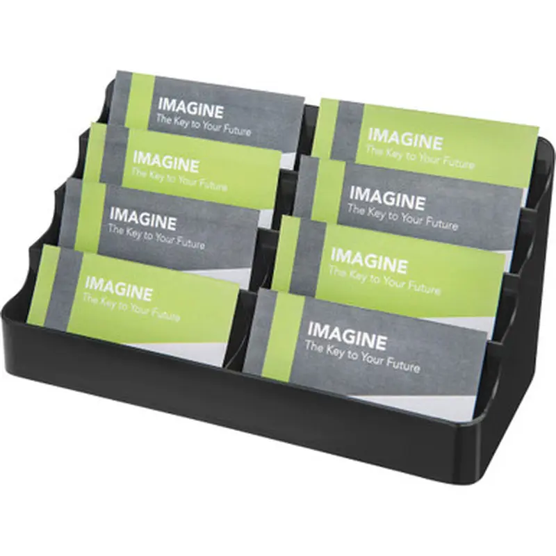 Deflecto 90804 4-Tier Business Card Holder
