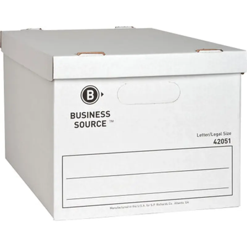 Business Source 42051 Economy Storage Box with Lid