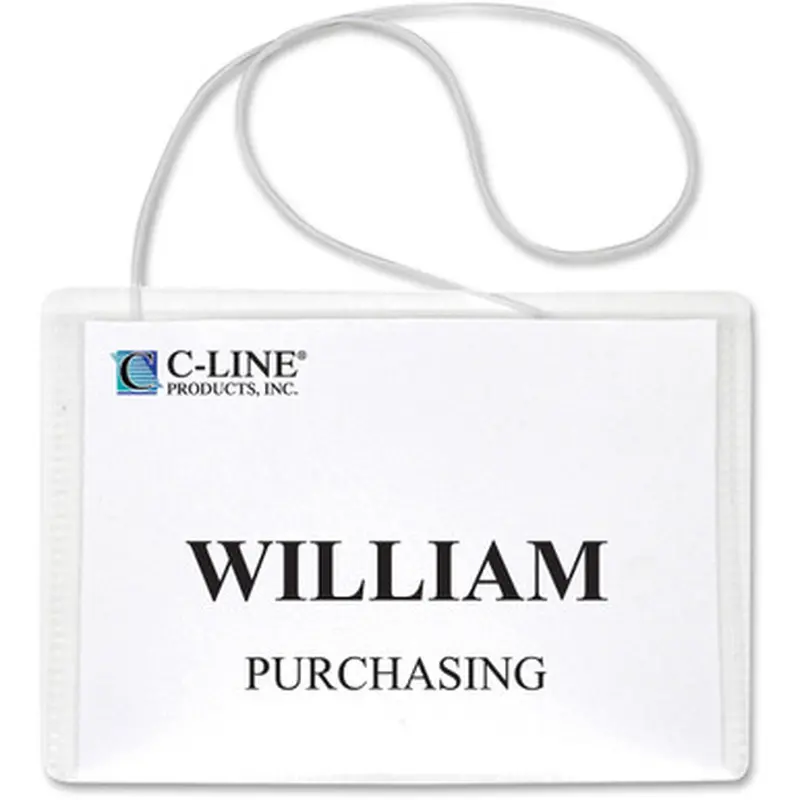 C-Line 96043 Hanging Style Name Badge Holders
