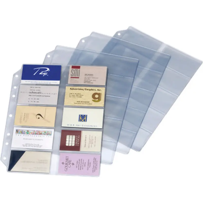 Cardinal 7860000 EasyOpen Card File Binder Refill Pages