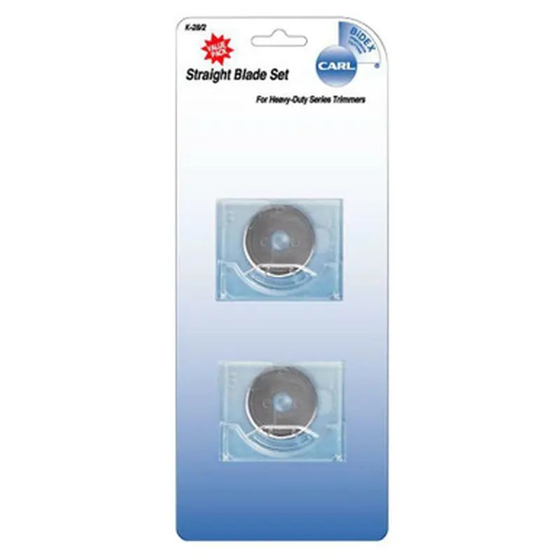 CARL 14028 Rotary Trimmer Straight Blade Set