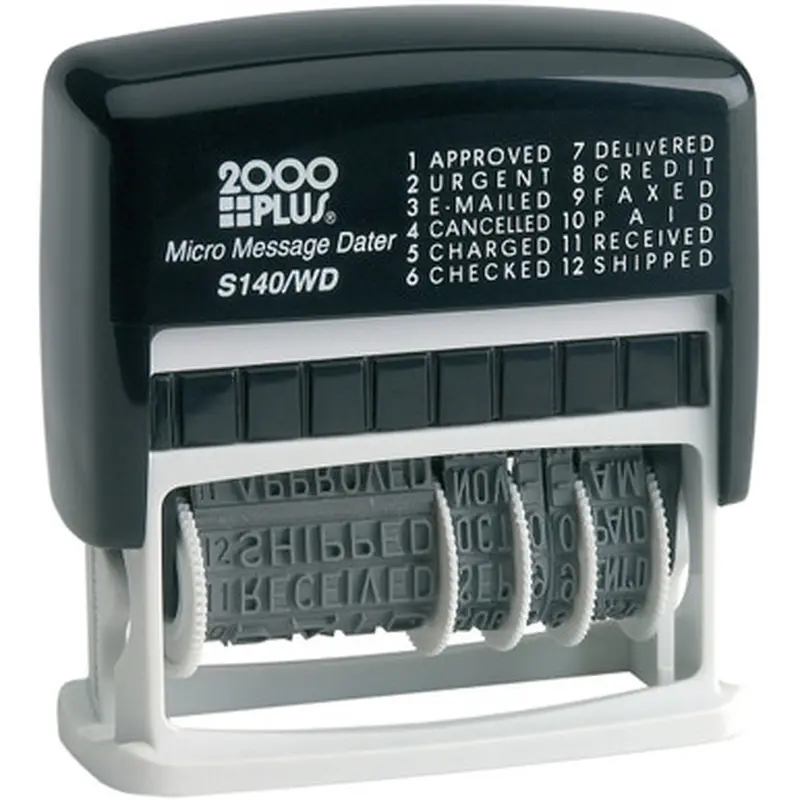 COSCO 011090 2000 Plus Micro Message 6-year Dater Stamp