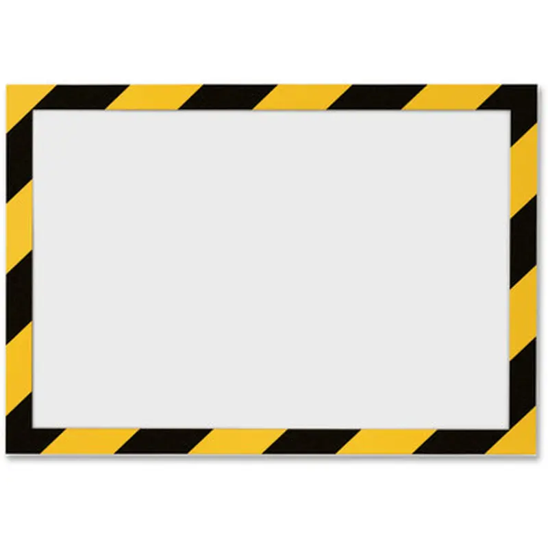 DURABLE 4770130 Twin-color Border Self Adhesive Security Frame