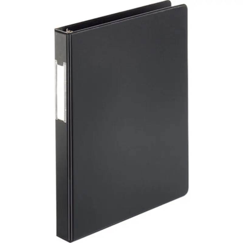 Business Source 28559 Basic Round Ring Binder w/Label Holder