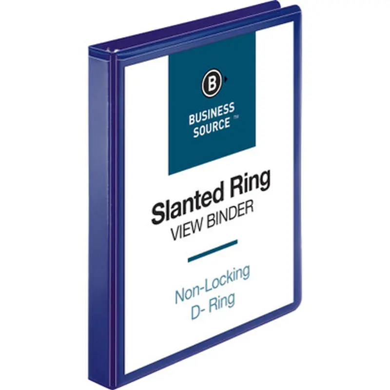 Business Source 28452 D-Ring View Binder