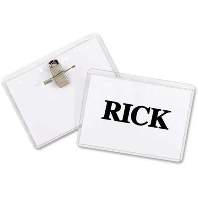 C-Line 95743 Clip Pin Laser/Inkjet Badge Holder Kit