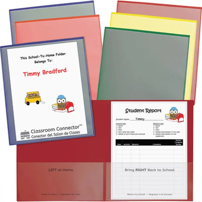 C-Line 32010 Connector School-to-home 2-pocket Folder