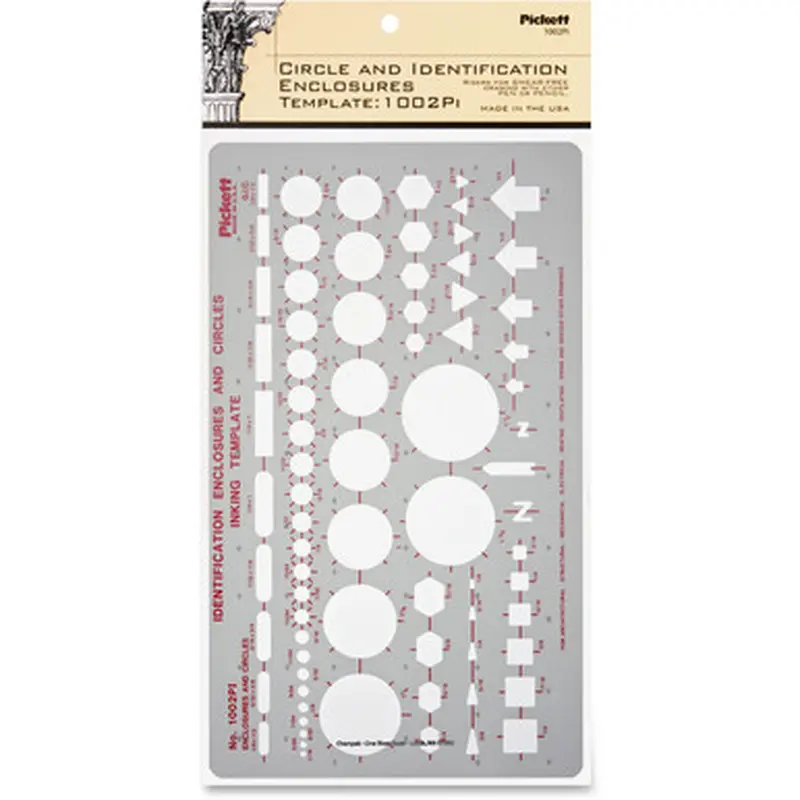 Chartpak 1002PI Circle/Identification Template
