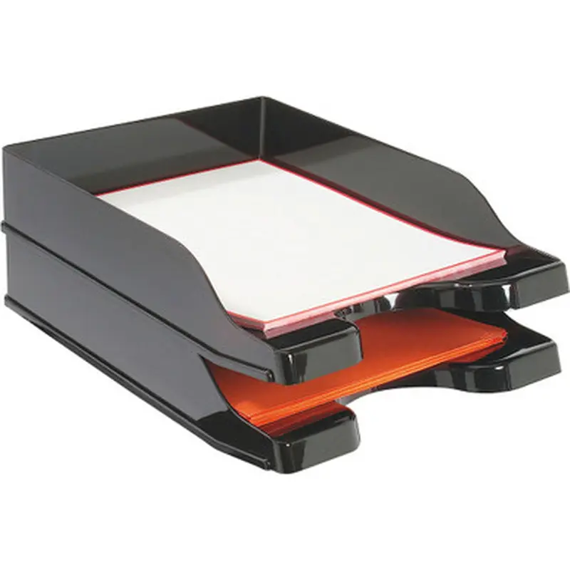 Deflecto 63904 DocuTray Multi-Directional Stacking Tray