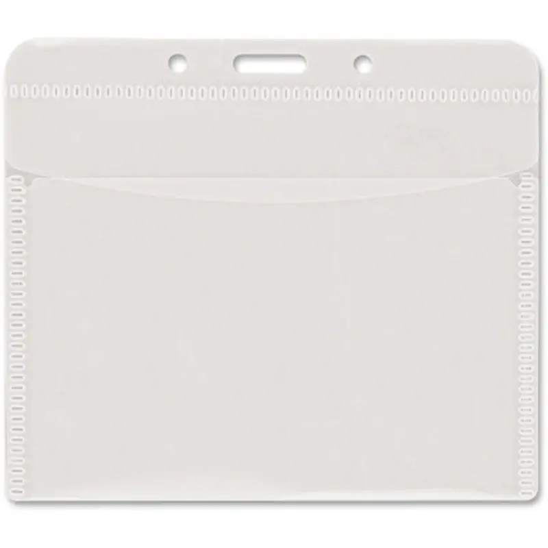 Advantus 75603 PVC-Free Horizontal Badge Holder