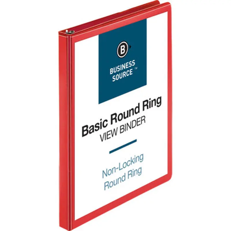 Business Source 09965 Round Ring Binder