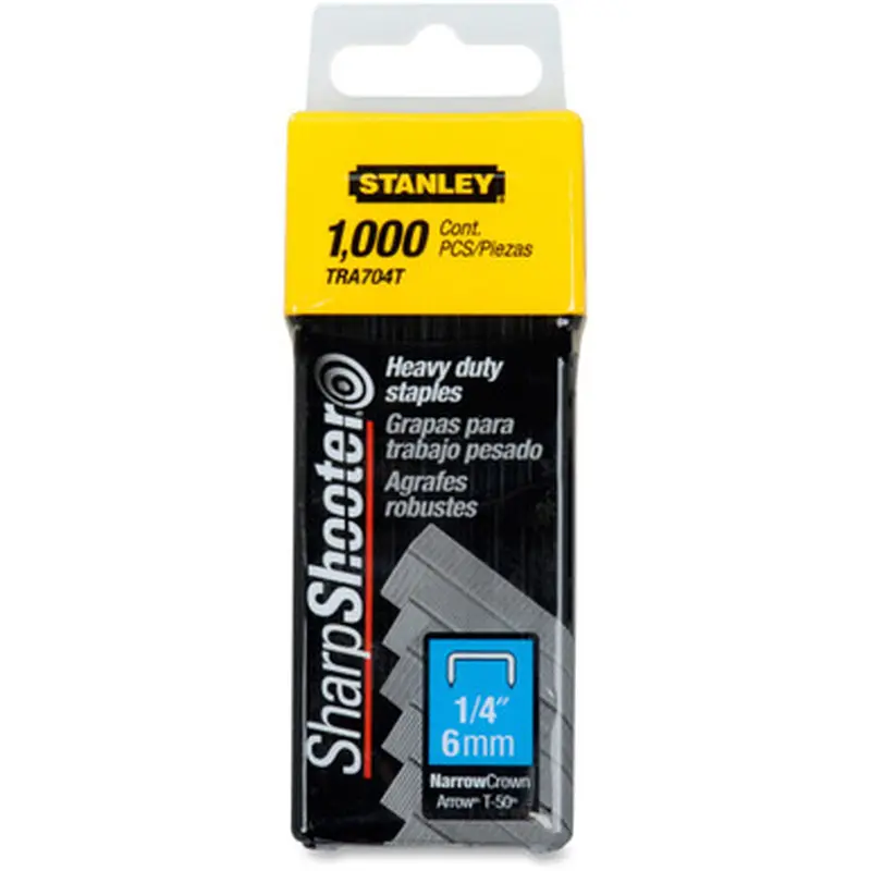 Stanley TRA704T SharpShooter Heavy-Duty 1/4&quot Staples
