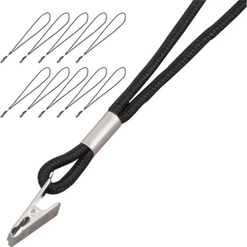 Advantus 75662 Metal Clip Cord-style Lanyard