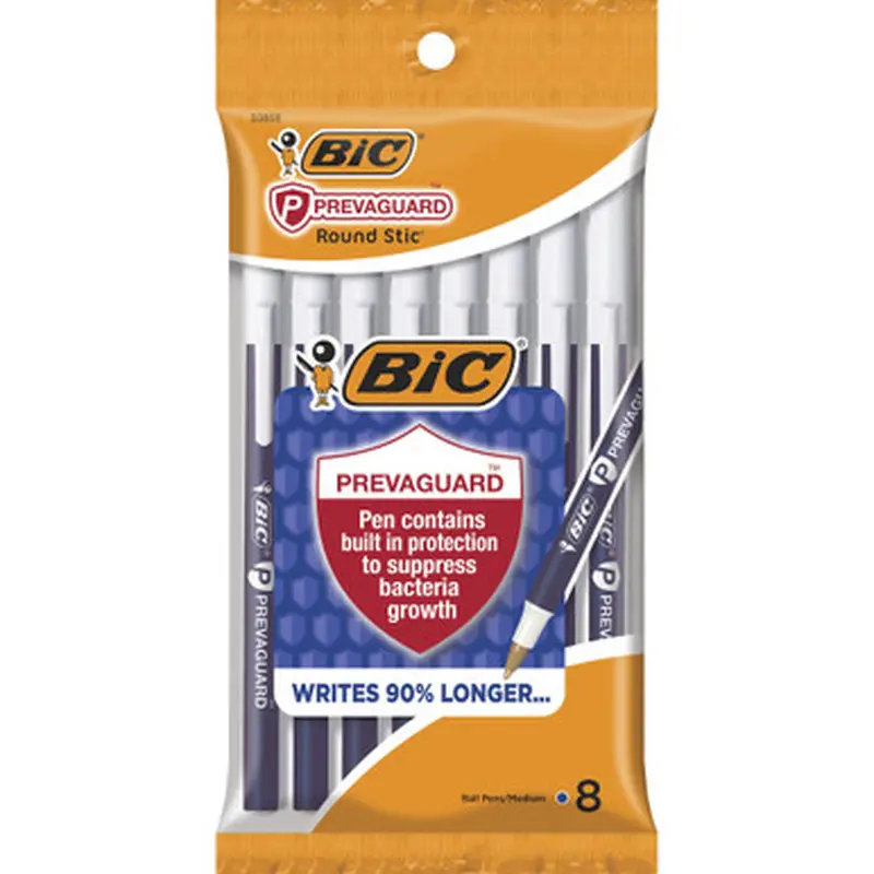 BIC GSAMP81BE PrevaGuard Round Stic Ballpoint Pen
