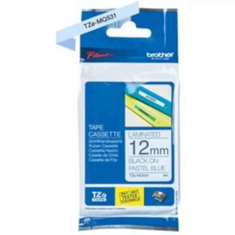 Brother TZEMQ531 PTouch 1/2&quot Laminated TZe Tape