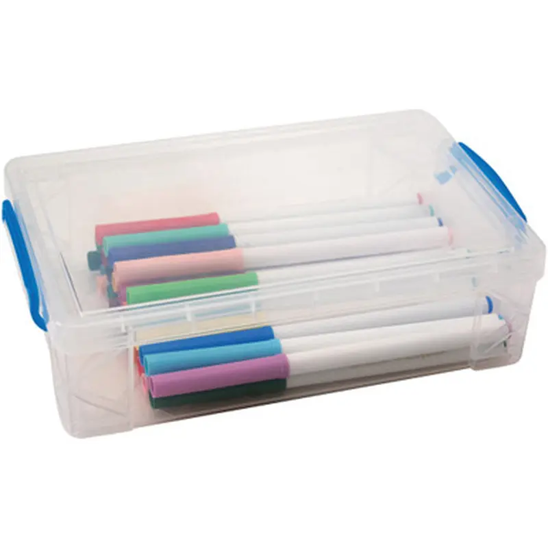 Advantus 37539 Clear Large Pencil Box