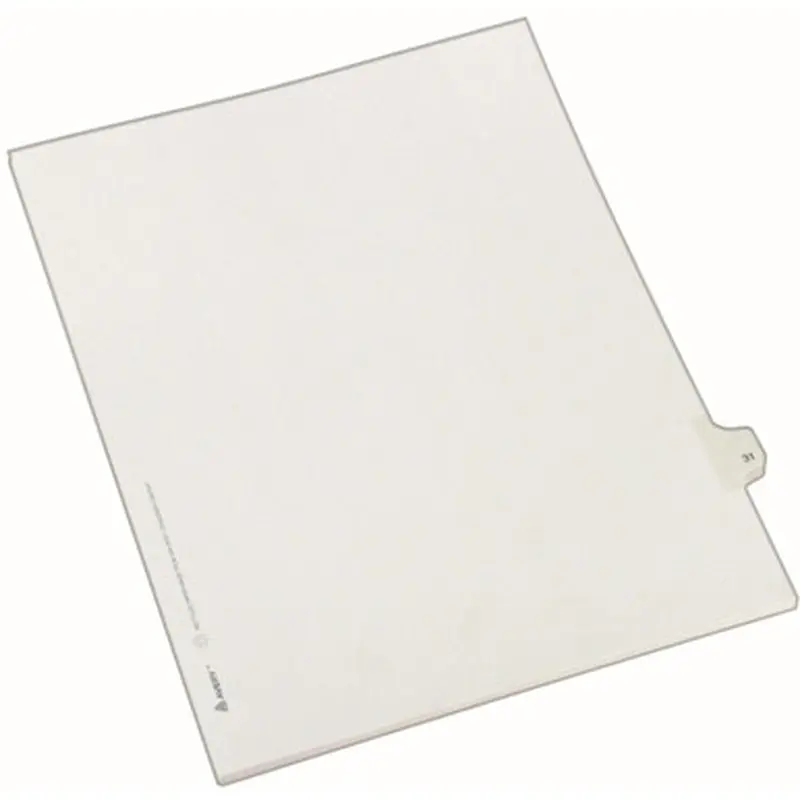 Avery 82229 Alllstate Style Individual Legal Dividers
