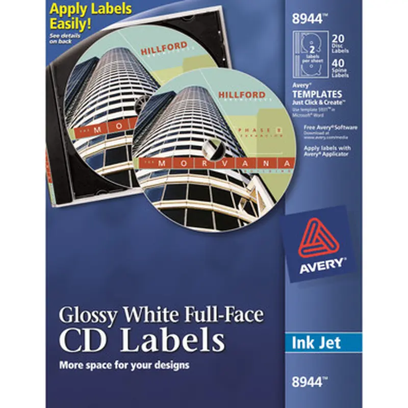 Avery 8944 Optical Disc Label