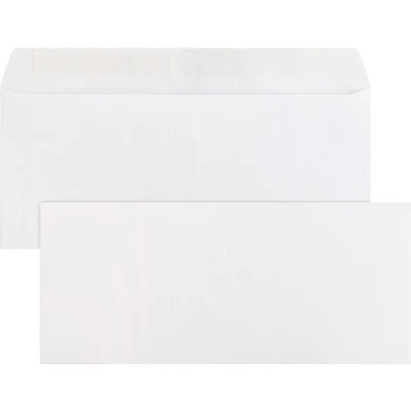 Business Source 04646 Plain Peel/Seal Business Envelopes