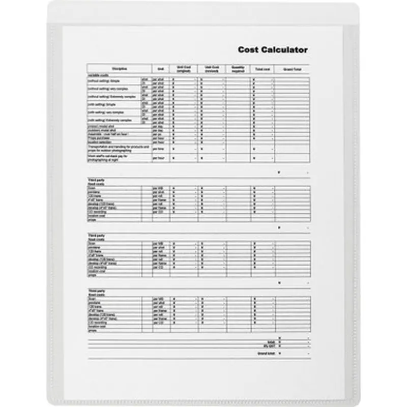 Business Source 16466 Self-Adhesive Shop Ticket Holders