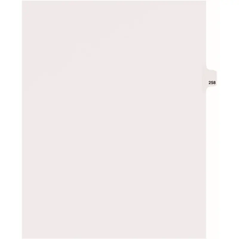 Avery 82474 Side Tab Individual Legal Dividers