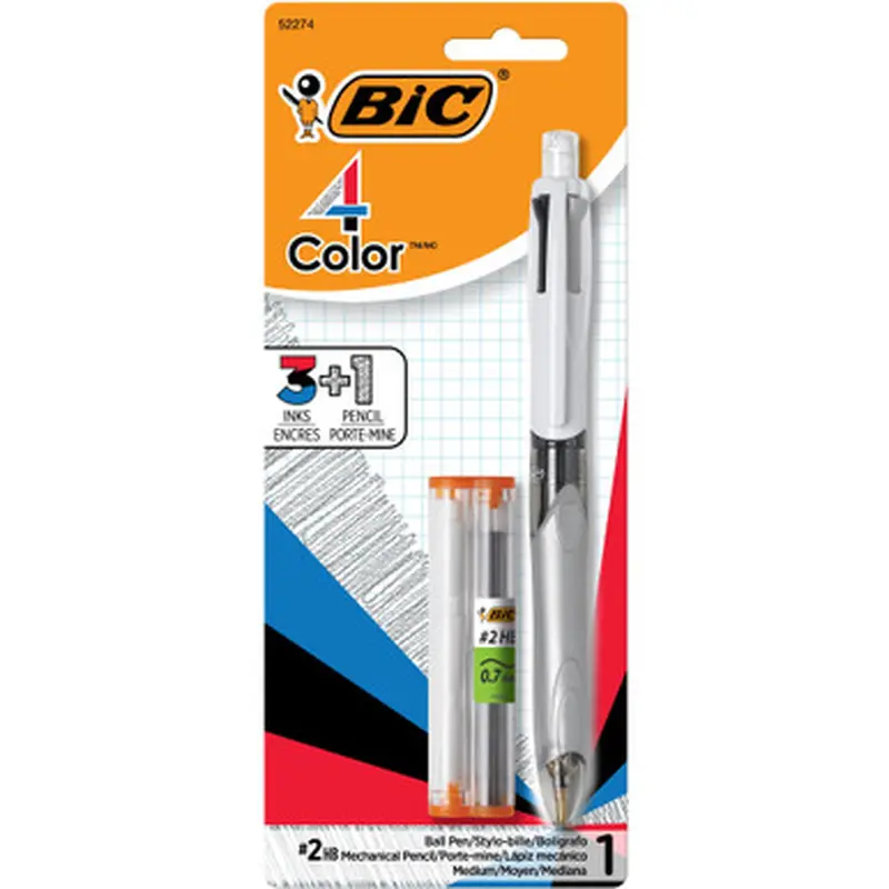 BIC MMLP1AST 4-color .7mm Retractable Pen